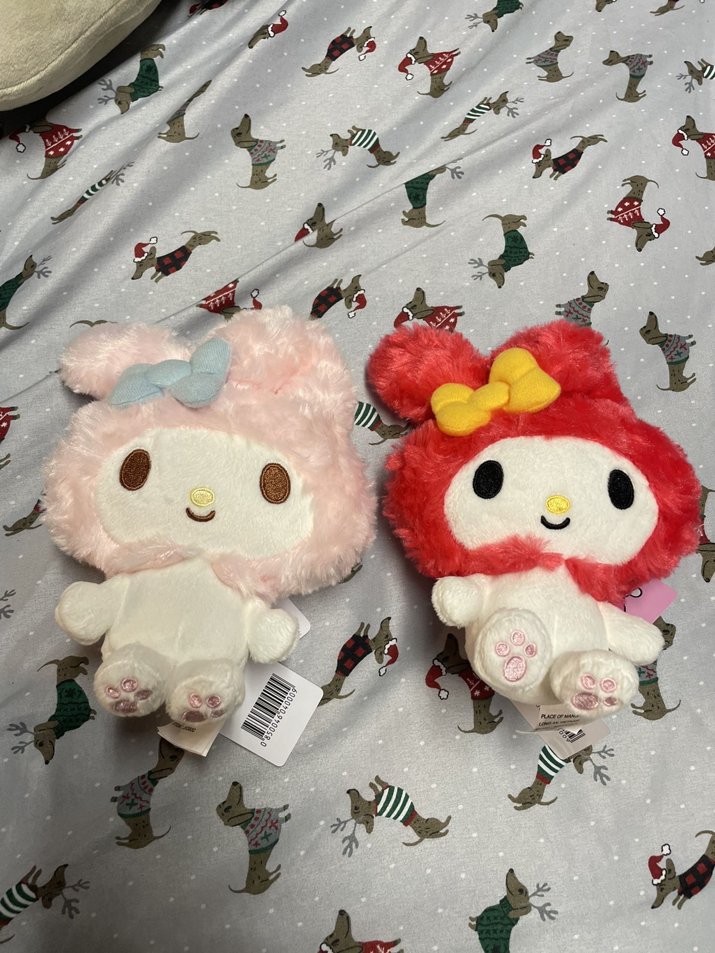 My Melody Sanrio Plush Pink & Red