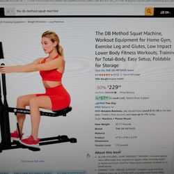 The DB Method Squat machine