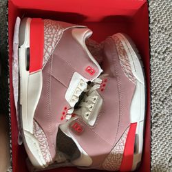 Jordan 3 Retro Rust Pink Size 6.5 