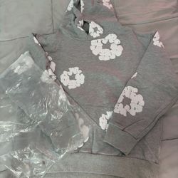Grey Denim Tears Hoodie