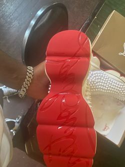 Unisex Christian Louboutins Red Bottom Sneakers