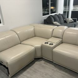 Leather Couch 