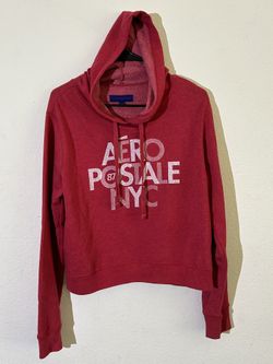 Red Aeropostale Cropped Hoodie