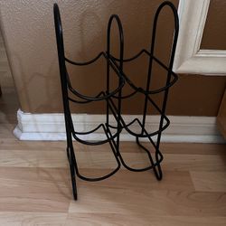 6 Bottle Wine Rack And Curling Irons