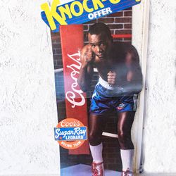 Sugar Ray Leonard Coors Beer Store Display 1988