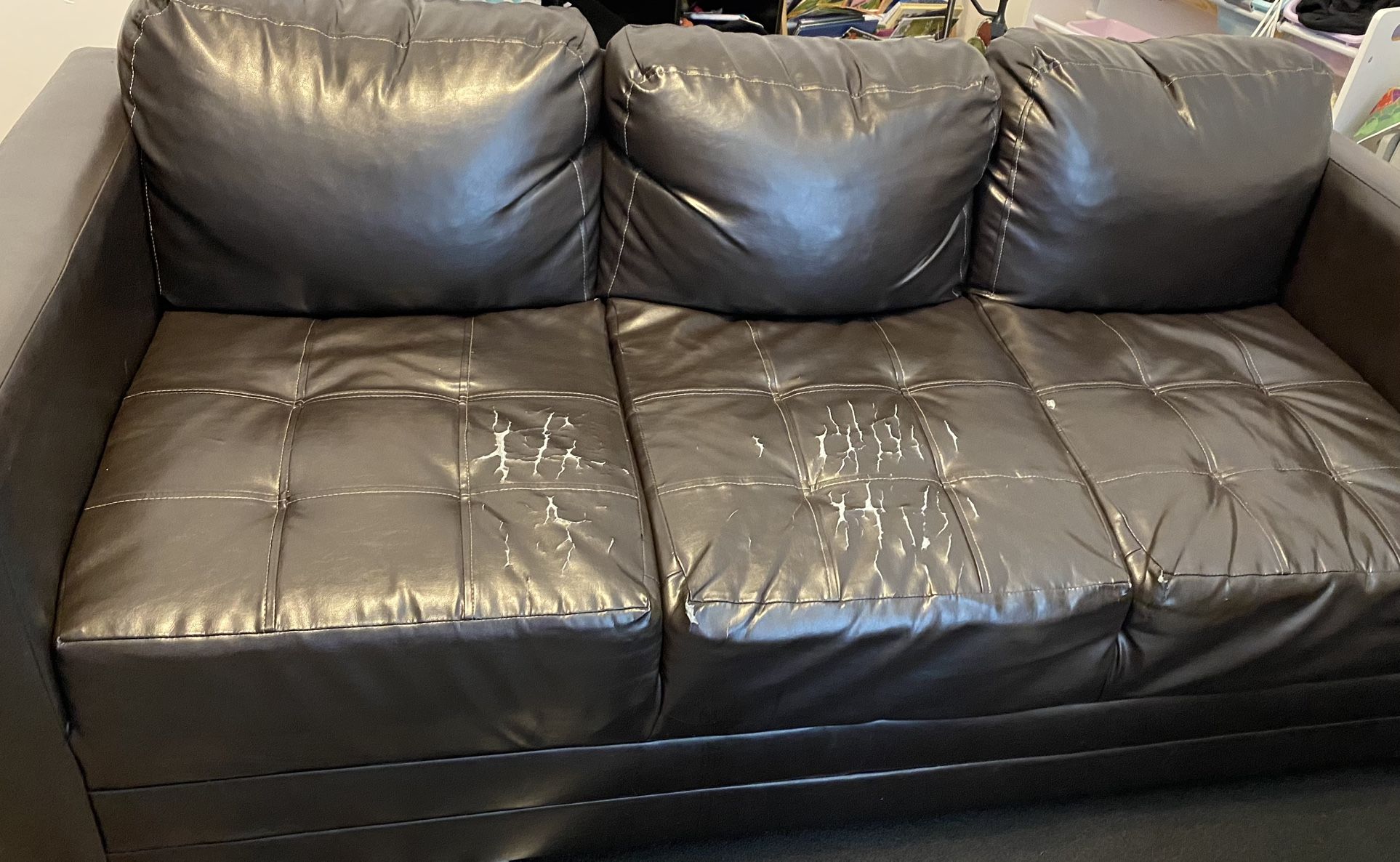 Free Leather Couch