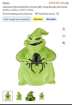 Halloween Oogie Boogie blow mold