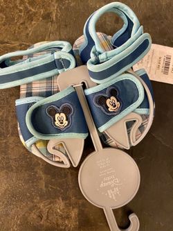 Mickey Mouse Velcro Sandals-12-18 Mths
