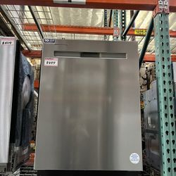 Maytag 24 in. Stainless Steel Top Control Built-in Tall Tub Dishwasher, 50 dBA