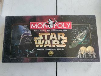 Star Wars Limited Collectors Editing Monopoly Bord Game