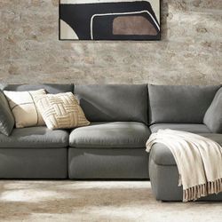 mopio Oversized Modular Sectional Sofa with Fully Removable Covers and Storage, Convertible U, L-Shaped and Sleeper Sectional, Modern Couches with Ott