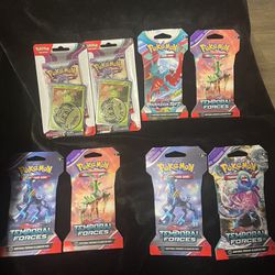 8 Pokémon Booster Packs (Brand new/Unopened