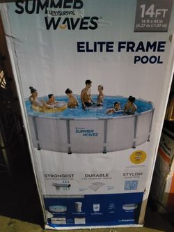 Summer Waves 14ft x 42in Elite Frame Pool