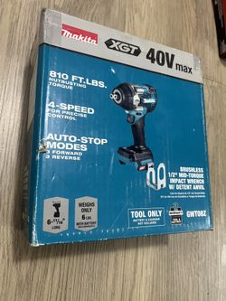 Makita 40V max XGT Brushless Cordless 4-Speed Mid-Torque 1/2 in. Impact Wrench w/Detent Anvil (Tool Only) Questions