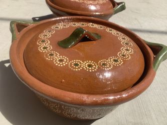 Olla de barro mediana! ArtesanÃa de mexico