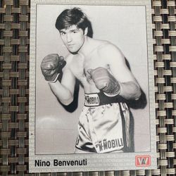 VINTAGE NINO BENVENUTI BOXING CARD 