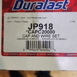 Duralast Dist Cap And Wires Set JP918 CAPC20000