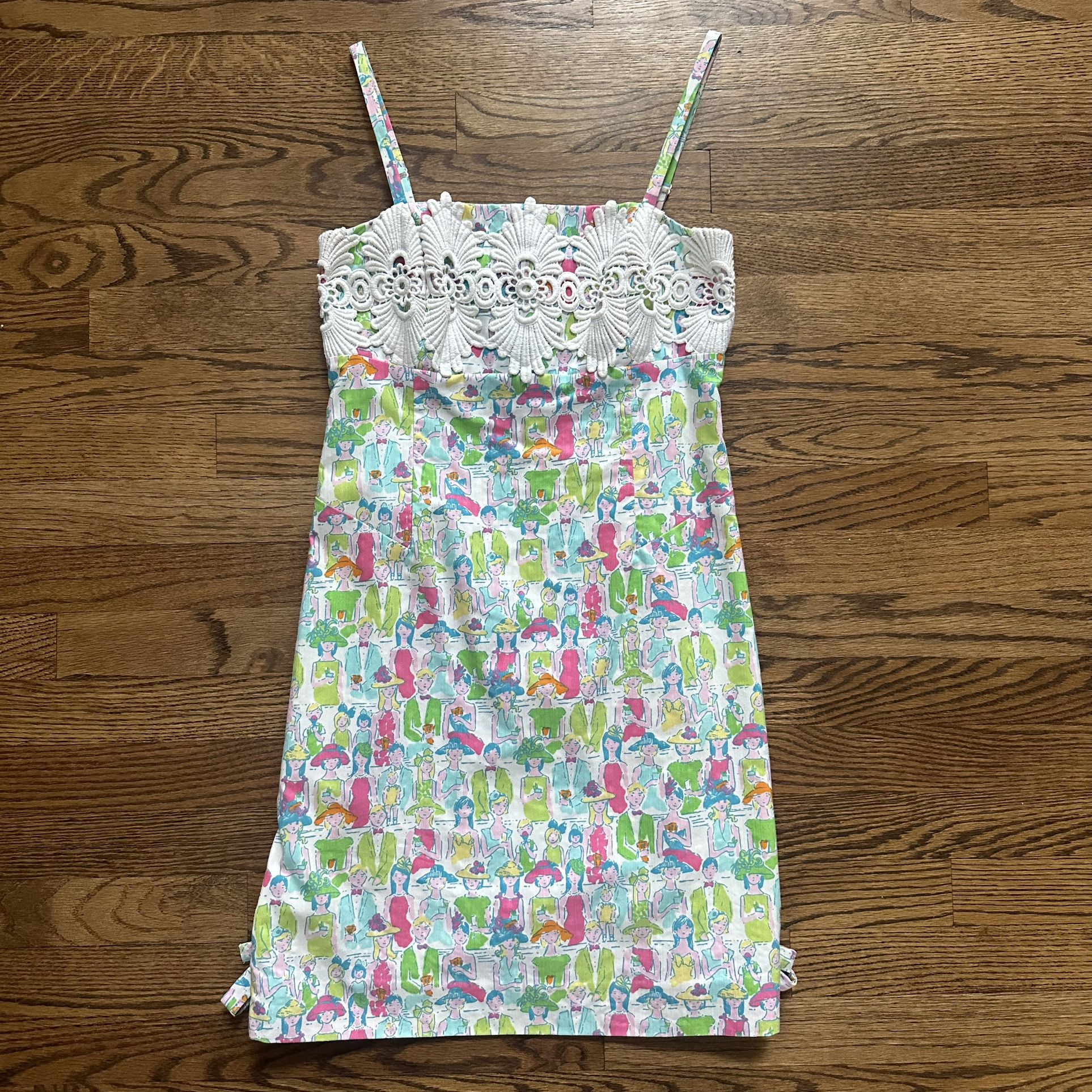 Size 2 Lilly Pulitzer Giddy Up Derby Dress
