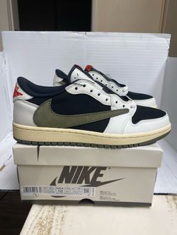 Nike Jordan 1 Low Travis Scott Olive OG Size 8.5 Men