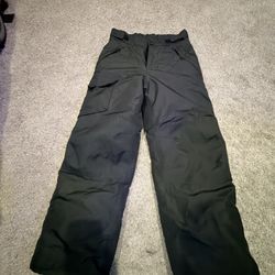 Snow Pant Black For Kids Size M7-8