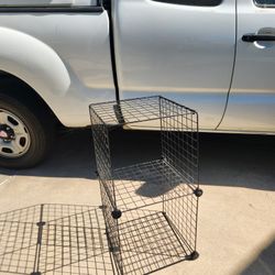 14" sq x 30" tall, small cubby shelf