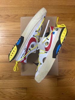 Nike Blazer Low Off White University Red size 9