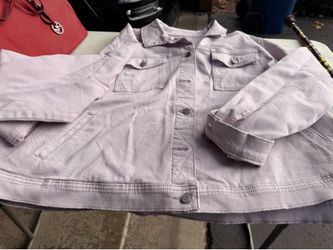 Women’s 4Xl Sonoma Lilac Jean Jacket