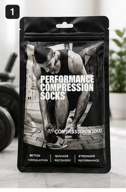 New Compression Socks – Unisex – Sports, Travel & Daily Use