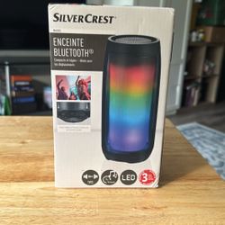 Wireless Bluetooth Speaker – 16Hr Battery – Portable – LED Lights – Bass – USB/AUX 