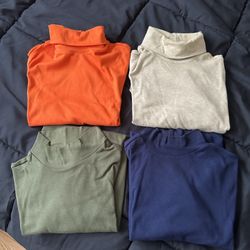 4 Turtleneck Sweaters Size M