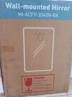 Wall mounted mirror