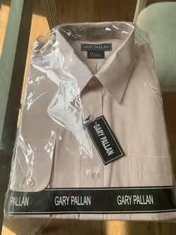 New  Ight Brown, GARY PALLAN Size Large Shirt.