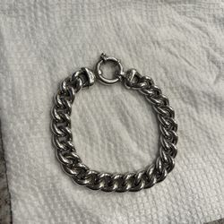 925 Italian Silver Chunky Bracelet 