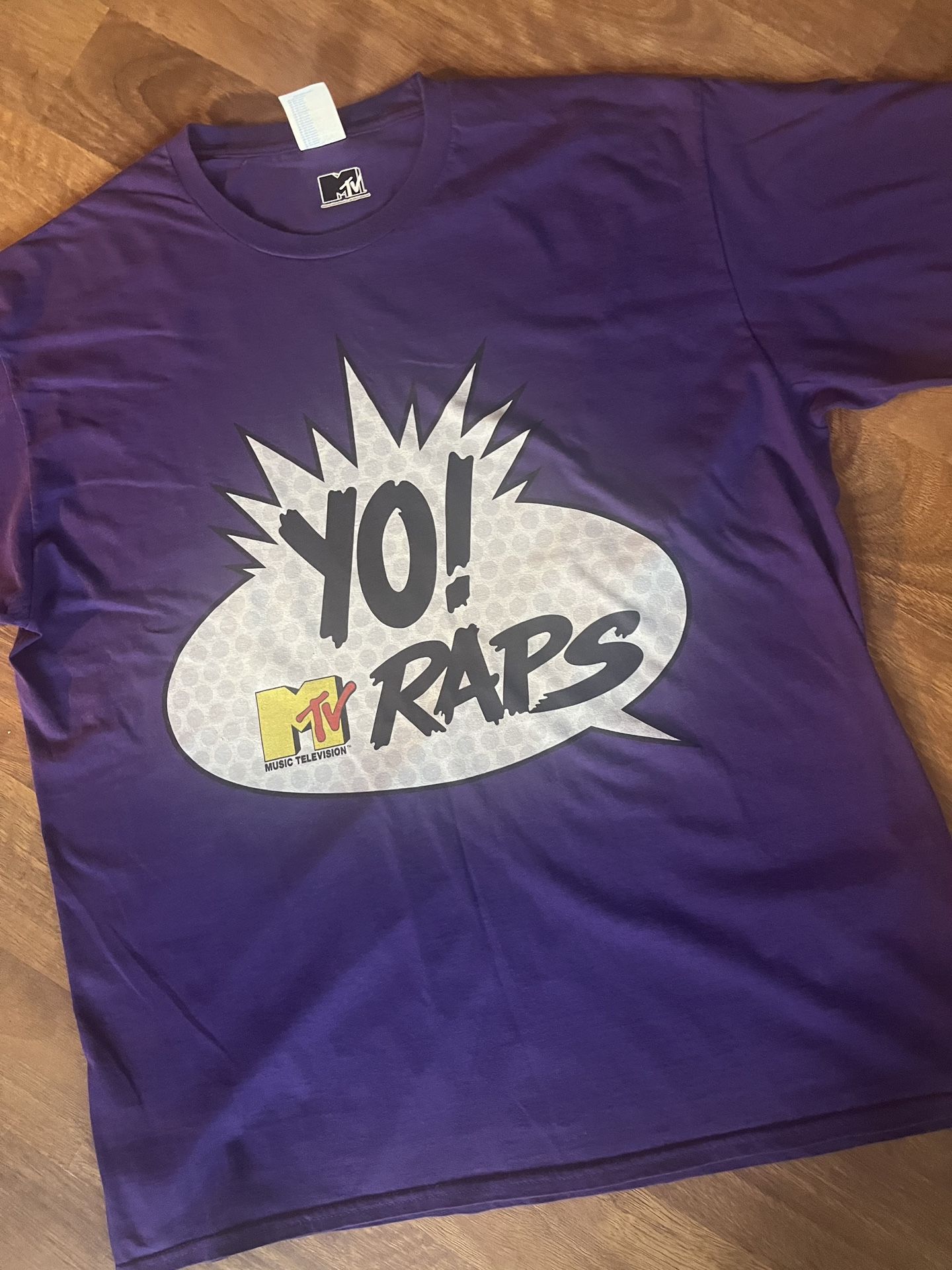 Yo’ MTV Raps! XL Purple T-Shirt