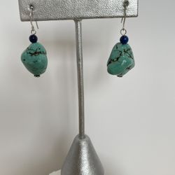 Silver  925 Turquoise  Earrings 