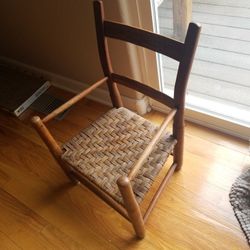 Antique Wooden Kids Chair