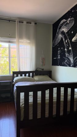Full size bed set for sale 350
