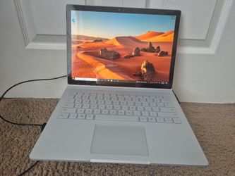 Microsoft Surface Book 1 13.5 QHD+ TOUCH i7-6600U 2.6GHz 8GB 256G SSD NVIDIA GPU