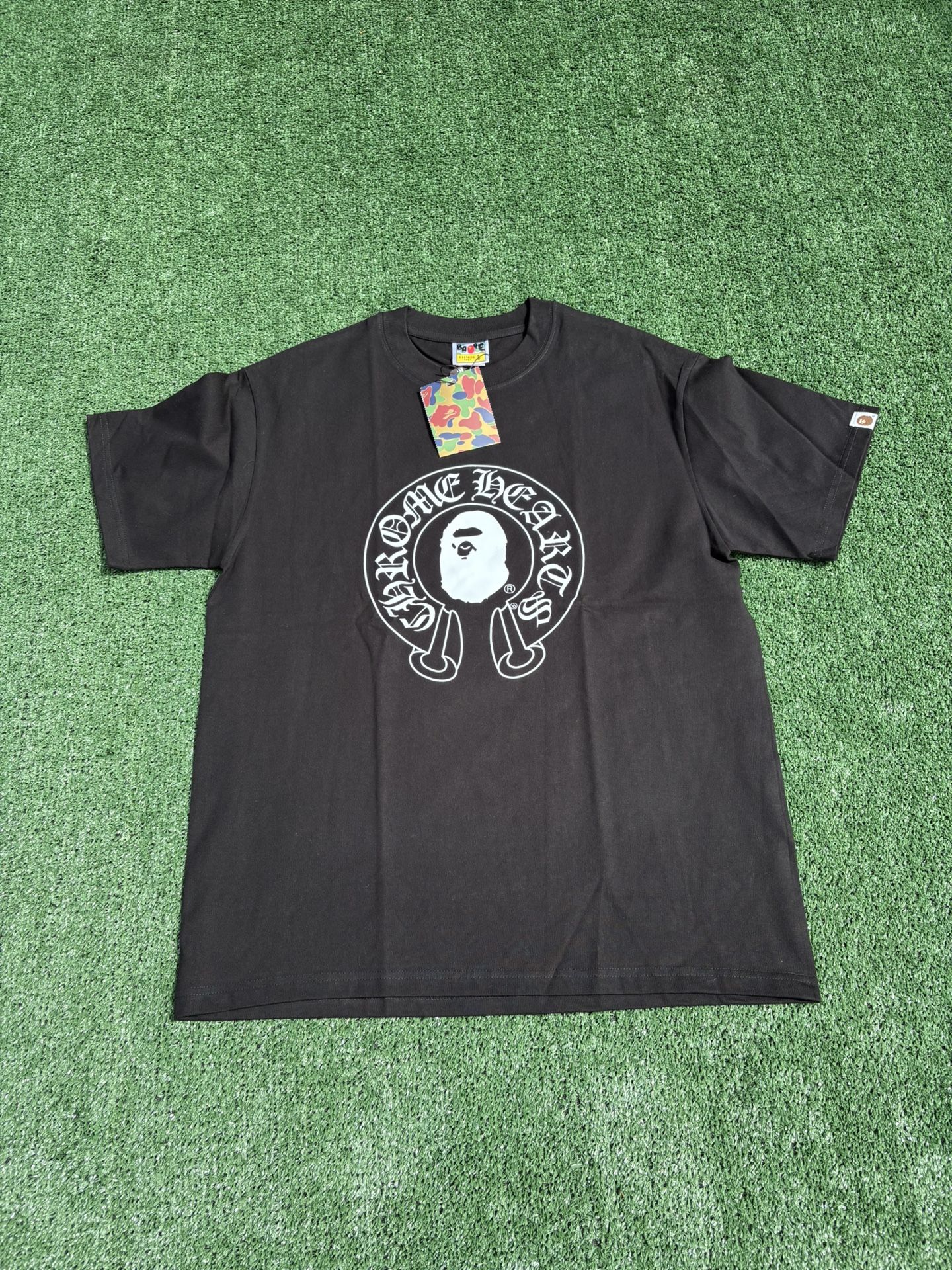 Black BAPE x Chrome Hearts T-shirt