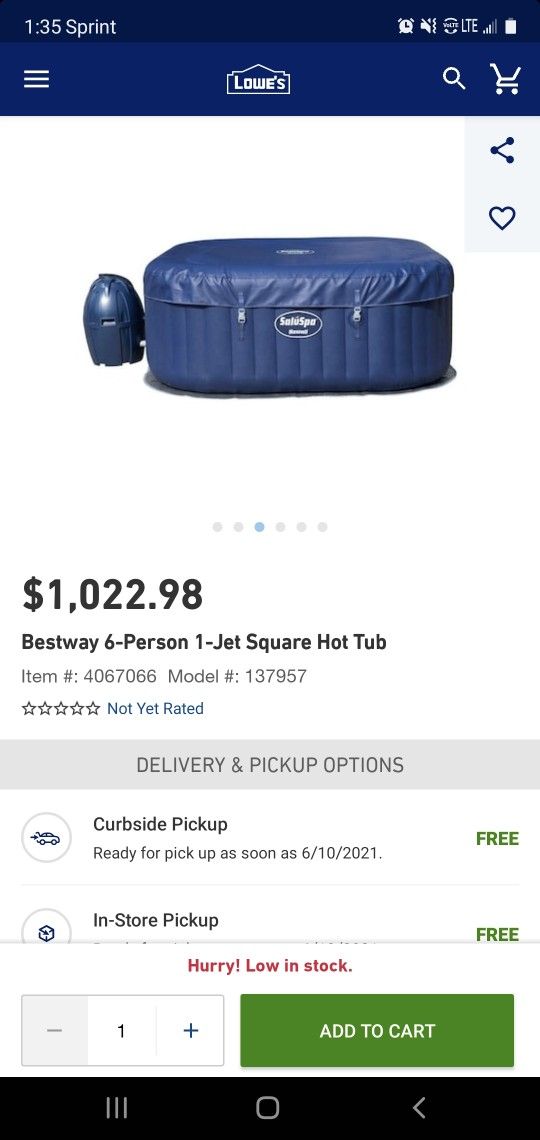 Hot Tub Only Used 2 Times