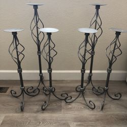Partylite Paragon Pillar Stands (6)