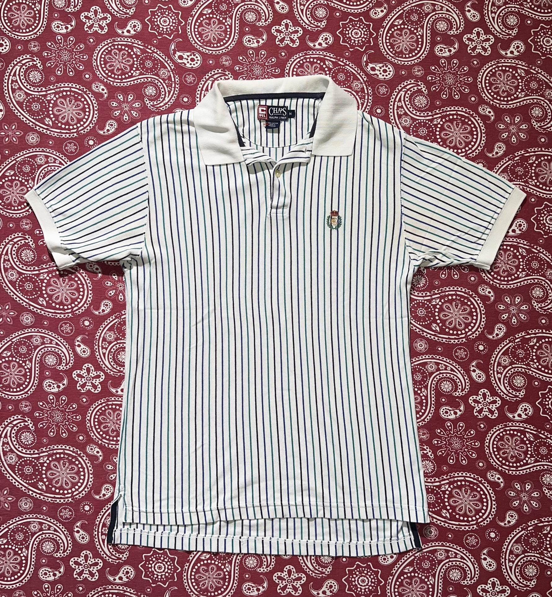 1990 Chaps Ralph Lauren Polo Shirt • M (Length: 25”/ Width: 19”) • $25