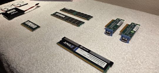 Bulk Lot of 10 Assorted Computer RAM, Server Cache Cards & Battery Packs (As-Is)