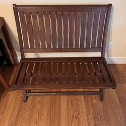 Twin Set Wood Benches $35