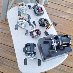 Shimano And Abu Garcia Fishing Reels