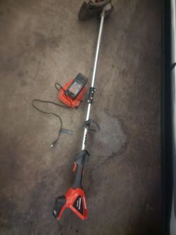 Cordless String Trimmer with Battery and Charger