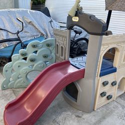 Little tikes rock climber climber and slide outdoor play set