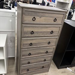 New grey 6 drawers dresser