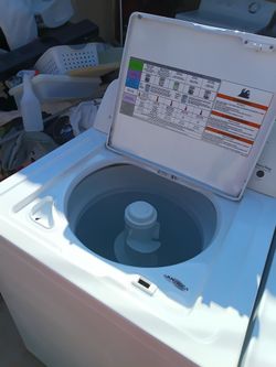 WASHER'S TWO DIFFERENT ONE'S ROPER & MAYTAG MINT CONDITION WITH 6 MONTHS WARRANTY PRICE TOTAL $175 EACH