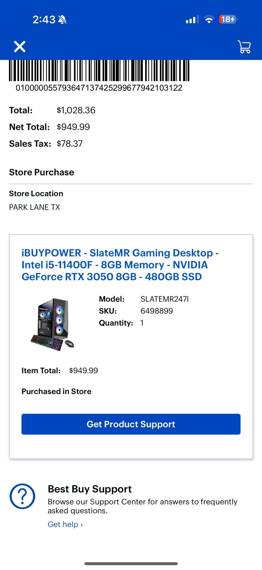 ibuypower pc rtx 3050